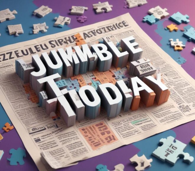 Charm of Jumble Today: A Favorite Word Puzzle in Newspapers