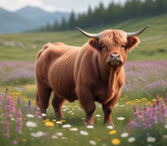 Mini Highland Cow