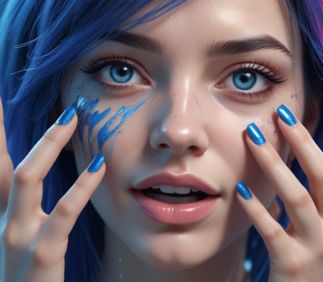 The Allure of Blue Nails